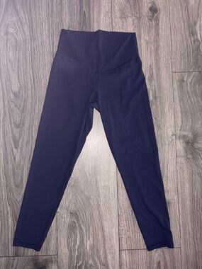 OFLINE By aerie Real Me Dark Navy Ribbed  Extra High-Waist Leggings Size L